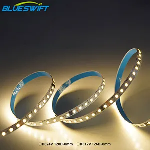 2835 led strip light CE rohs 5 años de garantía 3000k 4000k 6000k 24v 12v led strip light